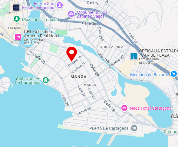 Ubicación Oficina AC ingeniería y Tratamiento de Agua SAS